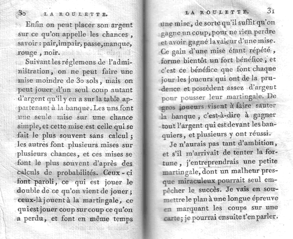 La roulette or histoire du joeur 3